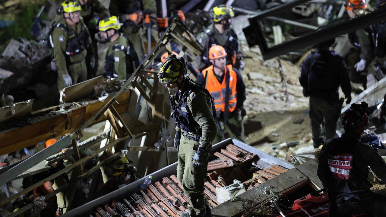 Israel: Two dead, 2 missing after missile strike on Haifa residential building